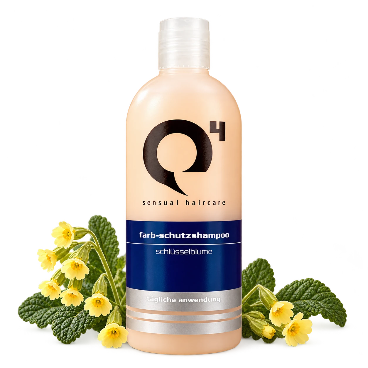 Q4 Farb-Schutzshampoo Schlüsselblume 200ml