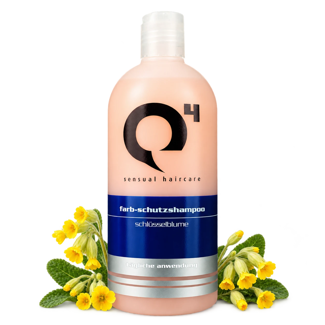 Q4 Farb-Schutzshampoo Schlüsselblume 500ml