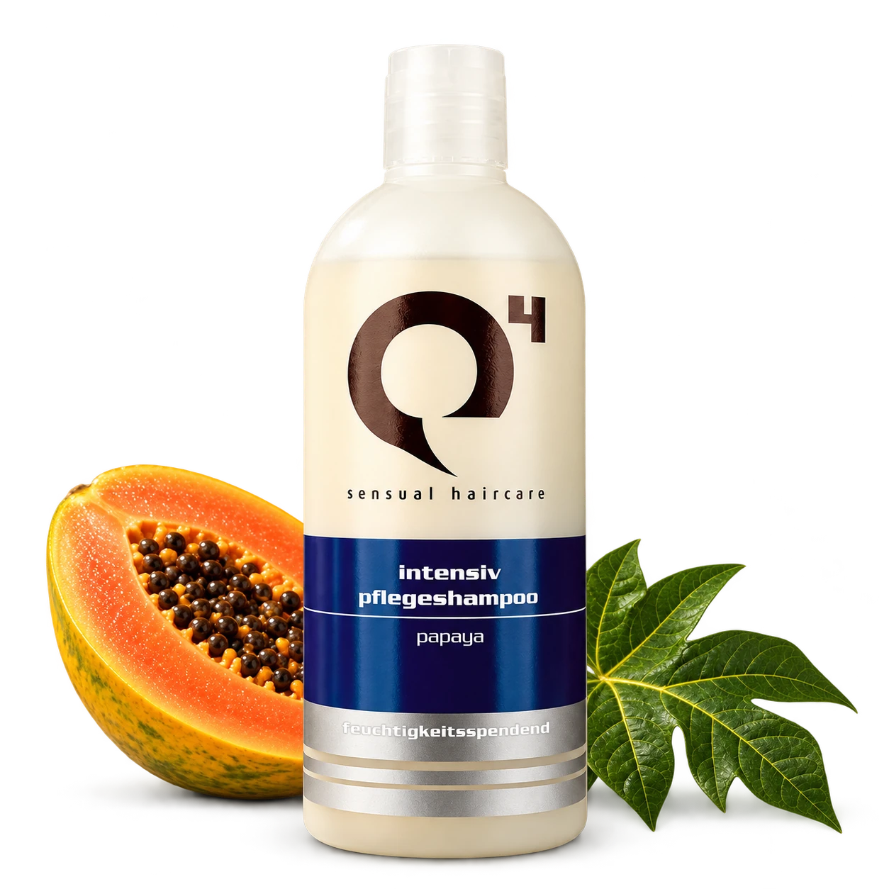 Q4 Intensiv Pflegeshampoo Papaya 200ml