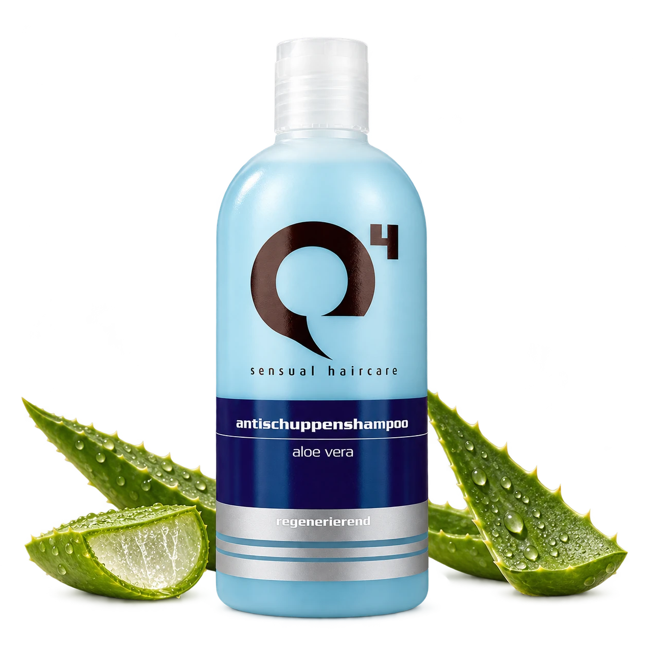 Q4 Antischuppenshampoo Aloe Vera 200ml