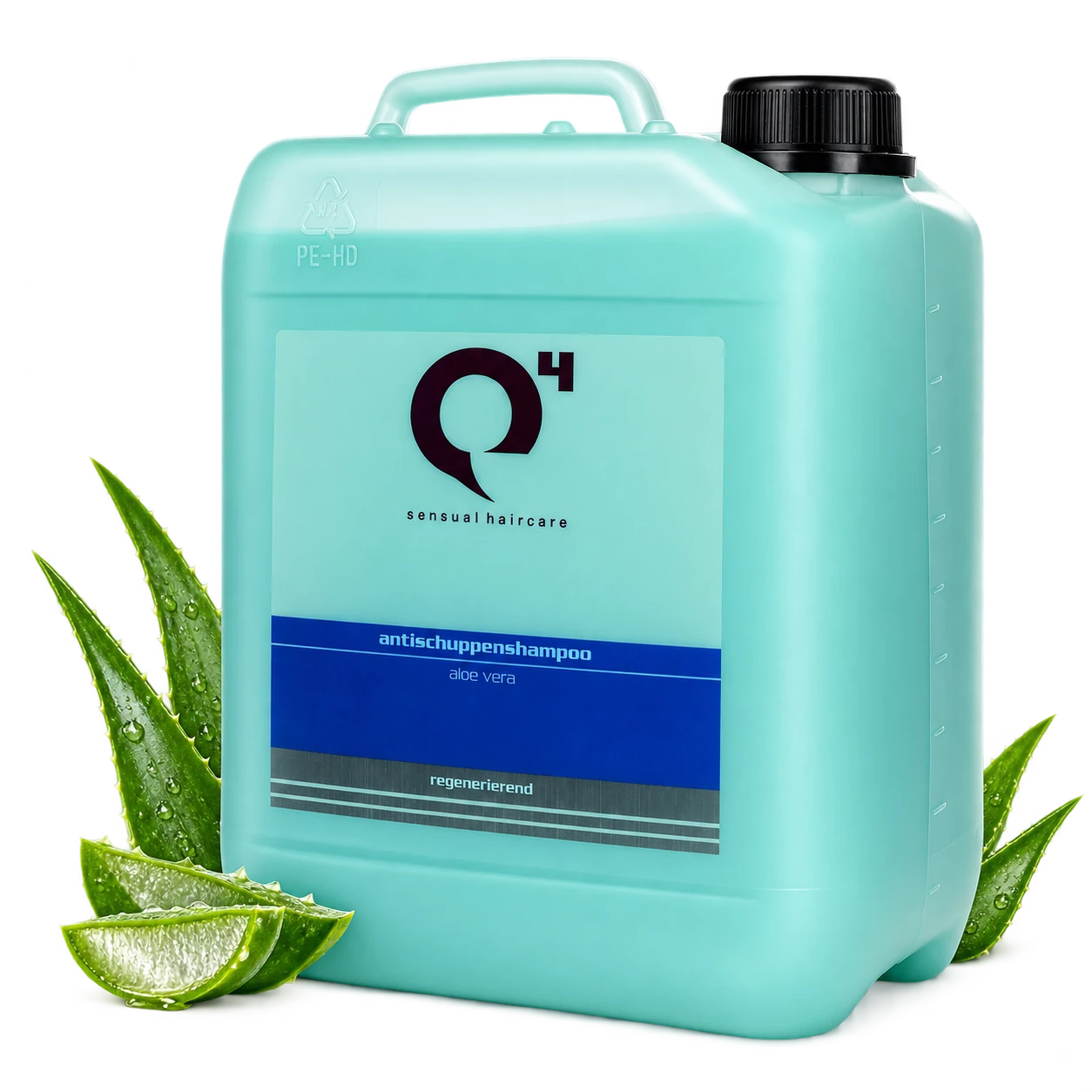 Q4 Antischuppenshampoo Aloe Vera 5000ml